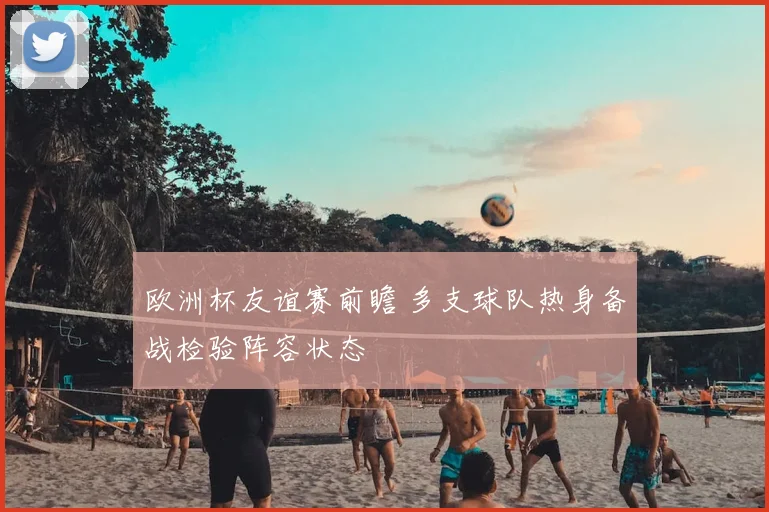欧洲杯友谊赛前瞻 多支球队热身备战检验阵容状态